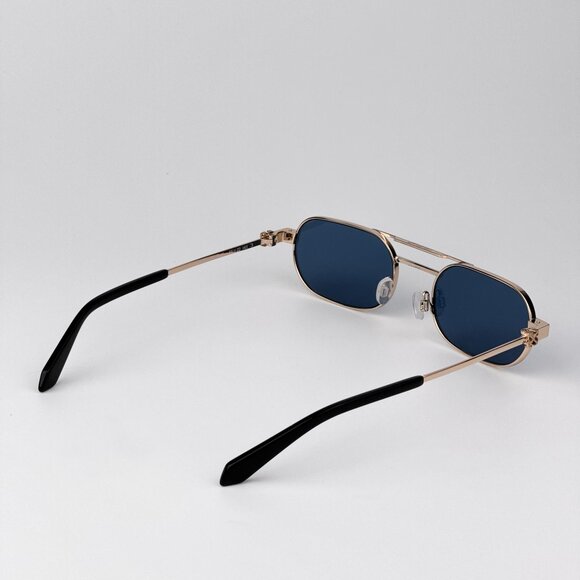Off-White VAIDEN Women Sunglasses – Gold Oval Frame | Model OERI123 7645 - Picture 4 of 12